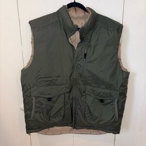 Nike ACG Reversible Mens Down Puffer Vest Army Green